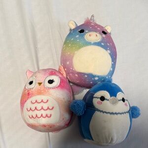 Bundle of 3 small squishmillows